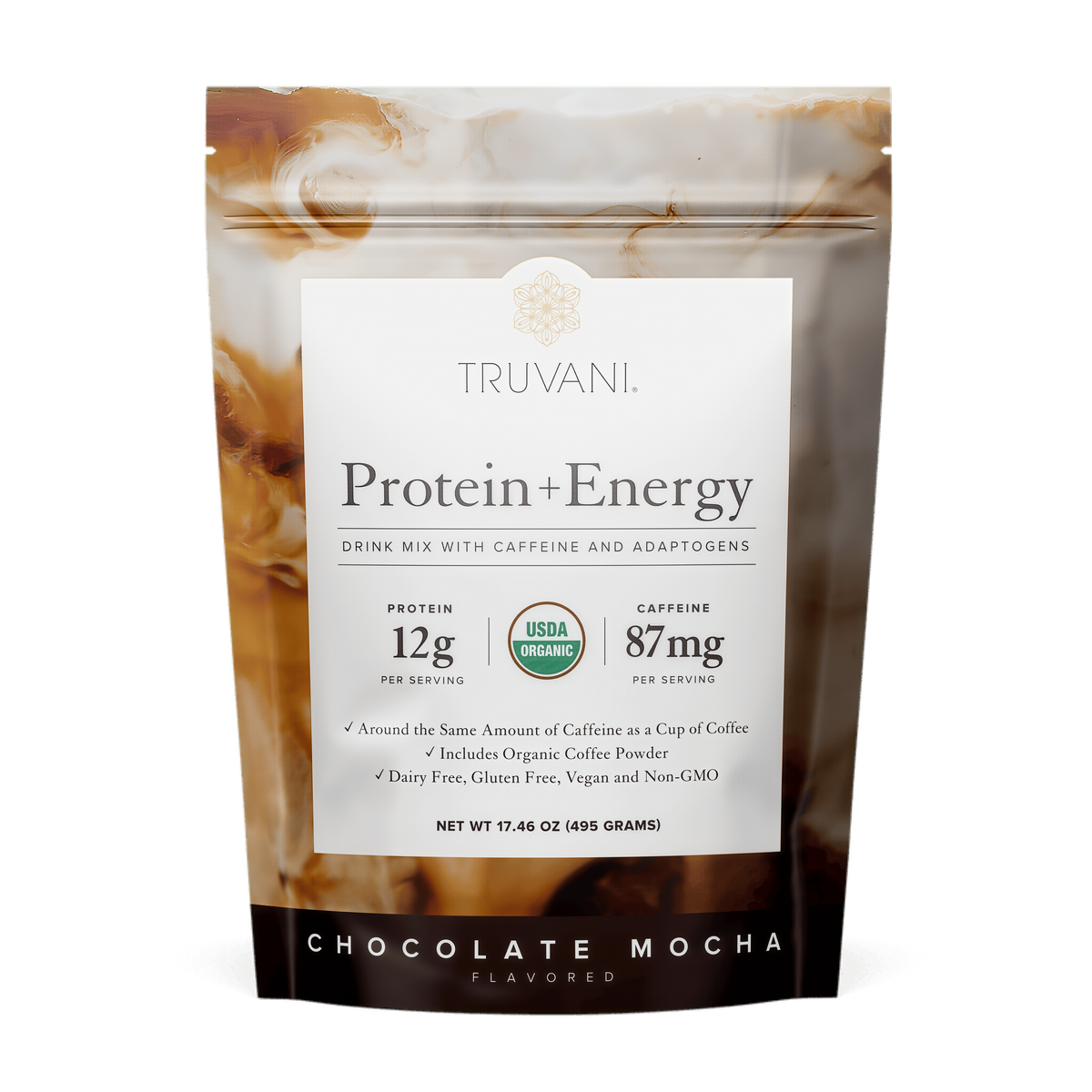 Truvani Organic Plant Based Protein Powder 20 Servings